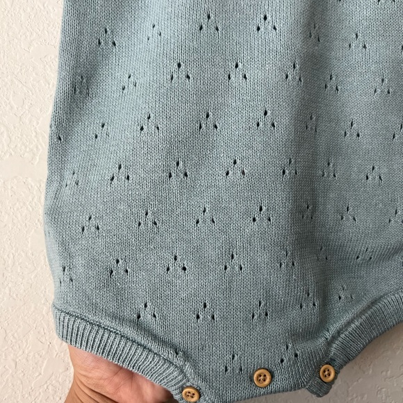New Little Planet Baby Organic Sweater Knit shortalls - Picture 7 of 9
